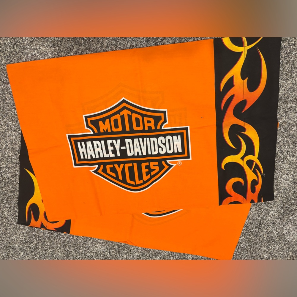 Harley-Davidson Orange Black Sheet Set